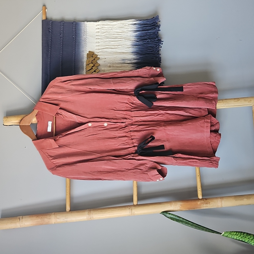 Sandro Paris Romper With Side Ties